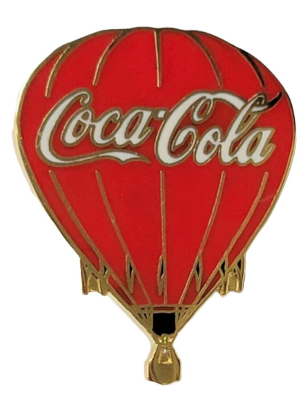 Coca-Cola Vintage Promotional Hot Air Balloon Pin Badge Scatter, Tie, Lapel Pin